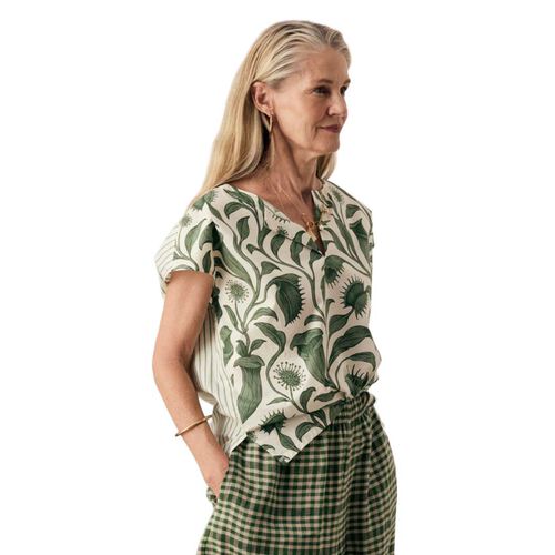 POL Botanica Top W Contrast Back